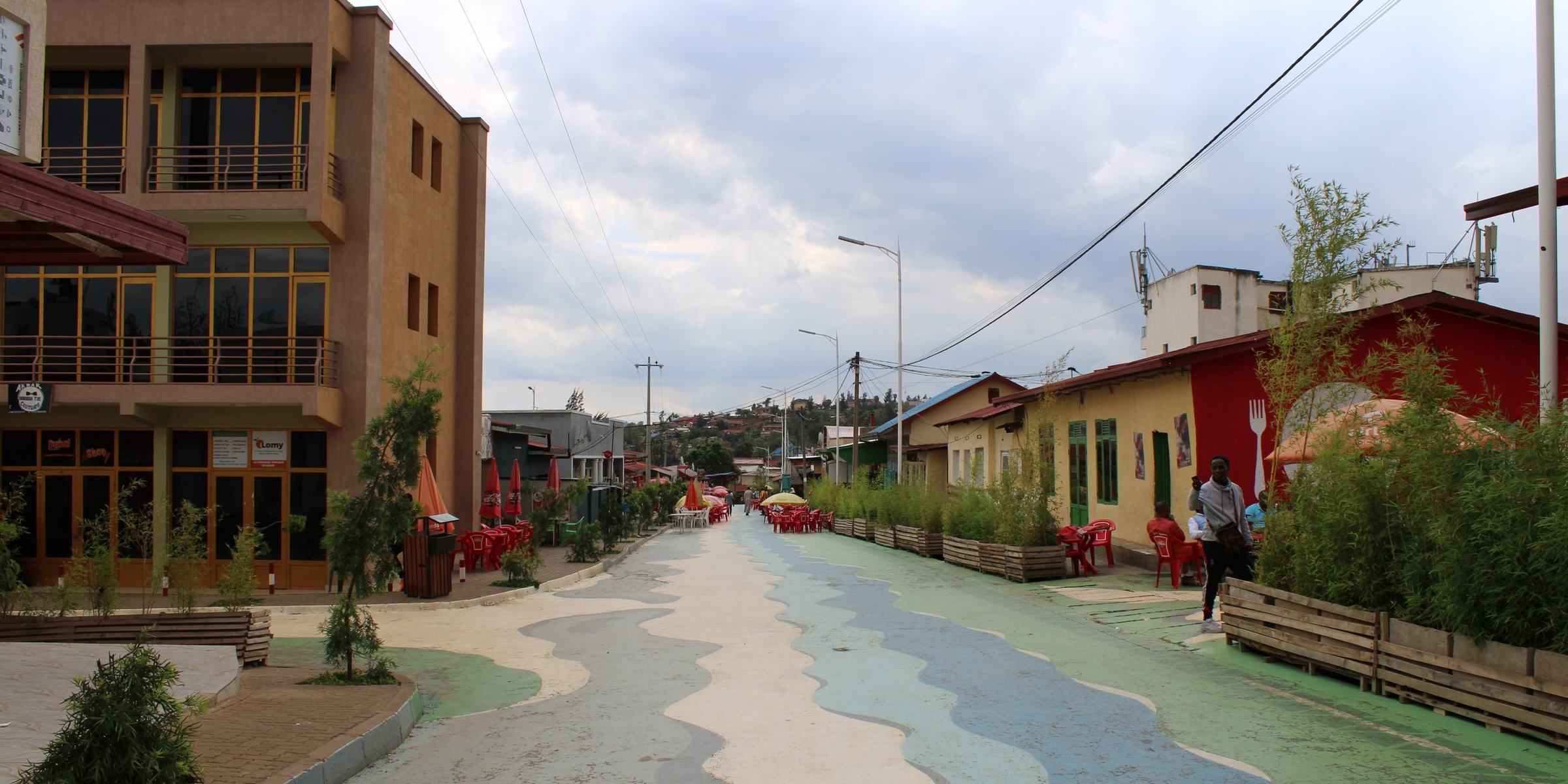 A neighbourhood street in Nyamirambo, Kigali